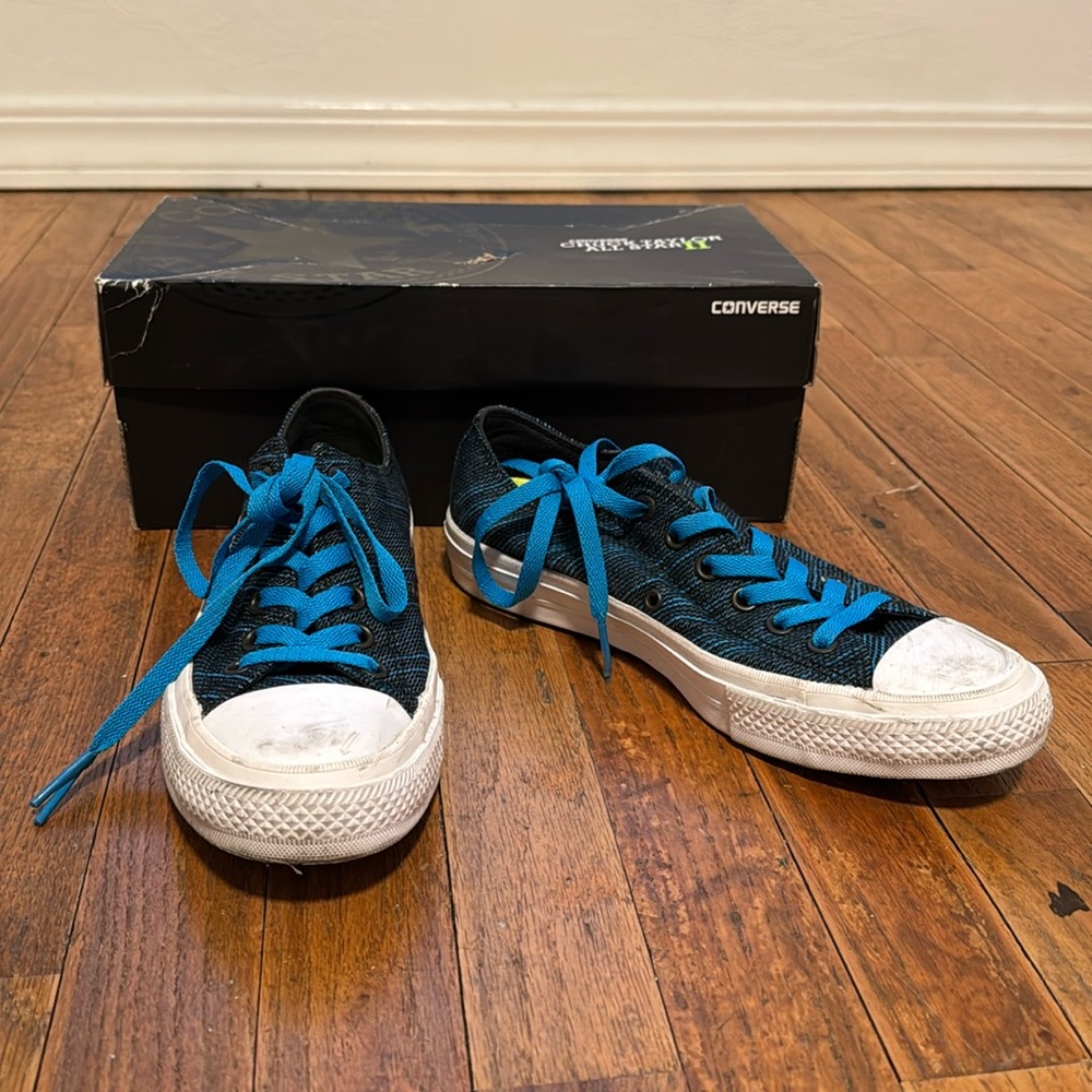 Converse, ox black/spray, size 9